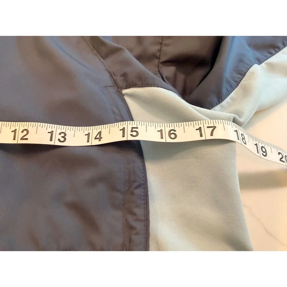 Nike Run Womens Small Blue Full Zip Windbreaker Running Cycling Jacket Orange